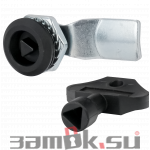  Щитовые замки Замок мебельный MS-705-4 CN корпус пластик (0398 CN) (артикул 1045/8) цена в розницу 48 ру  замок.su (изображение №1)