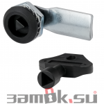  Щитовые замки Замок мебельный MS-705-3 CN корпус пластик (0397 CN) (артикул 1045) цена в розницу 48 ру замок.su (изображение №1)
