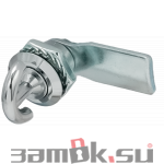  Щитовые замки Замок мебельный (защелка) 407 C ручка цвет хром. (артикул 7155 C) цена в розницу 111 ру  замок.su (изображение №1)