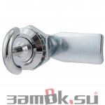  Щитовые замки Замок мебельный (защелка) 407 C ручка цвет хром. (артикул 7155 C) цена в розницу 115 ру замок.su (изображение №1)