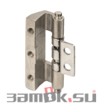  Петли мебельные для металлических шкафов  Петля потайная EZ 096 SS 74,5 мм 110° с втулкой под сварку (168гр.) (артикул CL201-1 SS) цена в розницу 461 ру  замок.su (изображение №1)