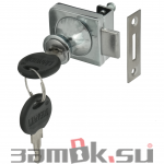  Замки для витрин Замок мебельный 804 пк хром (артикул 0145) цена в розницу 109 ру  замок.su (изображение №1)