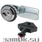  Щитовые замки Замок мебельный MS-705-1 ключ пластиковый (артикул 0471) цена в розницу 75 ру замок.su (изображение №1)