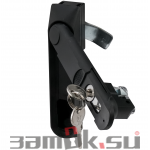  Щитовые замки Замок мебельный MS-1848-1KA/P (ригель изогнутый /+8 мм/, английский ключ, мастер) (артикул 0954 KA/P) цена в розницу 648 ру  замок.su (изображение №1)