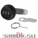  Кодовые замки Замок мебельный кодовый 090 цвет черный (0232) (артикул 6018-20 BL										) цена в розницу 250 ру  замок.su (изображение №1)