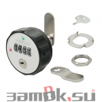  Кодовые замки Замок мебельный кодовый 099-26 (0290) (артикул 6032-26) цена в розницу 588 ру замок.su (изображение №1)