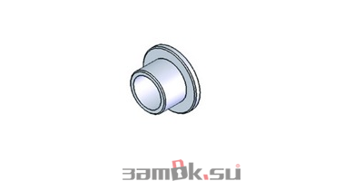  Промышленная фурнитура 300-4-1 PF, Втулка петли 300-4-1, цвет-черный. (артикул ZT300-4-1 PF) цена в розницу 7 ру замок.su (изображение №1)