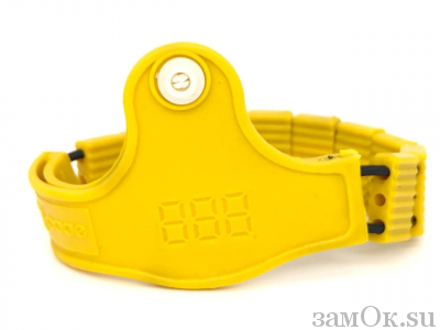  Электронные замки Брелок-ключ для электронного замка желтый (артикул 0800Ж) цена в розницу 378 ру замок.su (изображение №1)