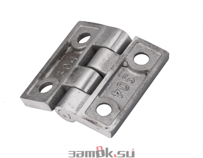  Фурнитура из нержавеющей стали Петля 299 40х40 нержавеющая сталь (артикул CL012-40 SS) цена в розницу 133 ру замок.su (изображение №2)