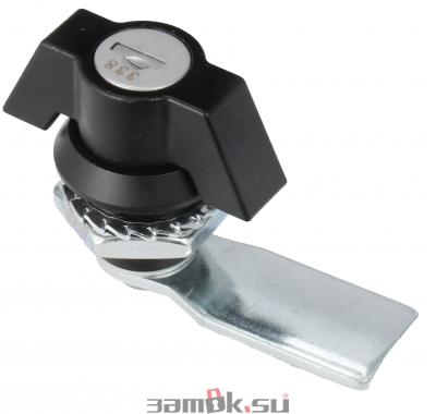  Щитовые замки Замок мебельный MS-4088-1 KD /цв. черный/ (артикул 4088-1 KD C) цена в розницу 213 ру замок.su (изображение №2)