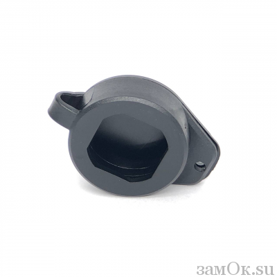  Фурнитура Крышка для замка 22х20 мм черная C (артикул 0222 C) цена в розницу 60 ру замок.su (изображение №3)