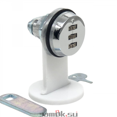  Кодовые замки Замок мебельный кодовый почтовый 090 C цвет хром / блистер (артикул 0265.1 С) цена в розницу 376 ру замок.su (изображение №3)