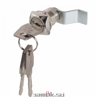 Почтовые замки Изогнутый ригель Замок мебельный 0802  20/90° ригель изогнут на  15 мм 3 кл. (артикул 0358) цена в розницу 136 ру  замок.su (изображение №1)