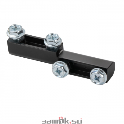 Петли Боковые (шарнирные) Петля CL 204-1 / цв. черный (винт М6*8 оц. - 4 шт.) (артикул 0567 BL) цена в розницу 129 ру замок.su (изображение №3)