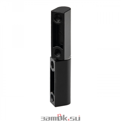 Петли Боковые (шарнирные) Петля CL 204-1 / цв. черный (винт М6*8 оц. - 4 шт.) (артикул 0567 BL) цена в розницу 129 ру замок.su (изображение №1)