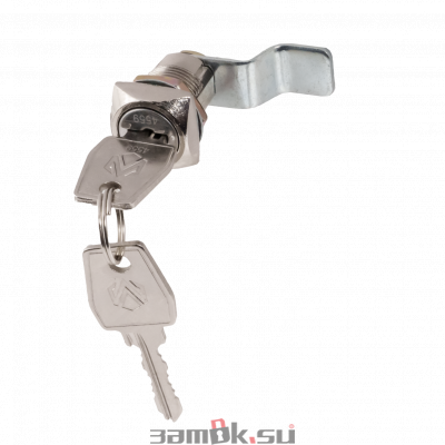Почтовые замки 0802 Замок мебельный 0802  20/180° ригель изогнут на  10мм (артикул 0066) цена в розницу 95 ру  замок.su (изображение №1)