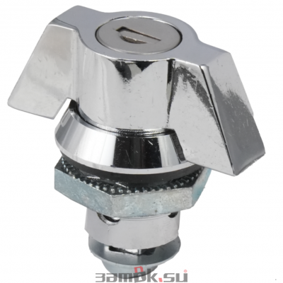  Щитовые замки Замок мебельный MS 408-1 хром (артикул 0192) цена в розницу 416 ру  замок.su (изображение №2)