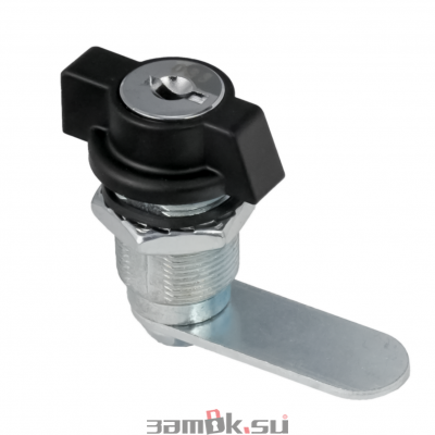  Щитовые замки Замок мебельный 4088-3 KD /цв. черный/ (артикул 4088-3 KD C) цена в розницу 68 ру  замок.su (изображение №2)