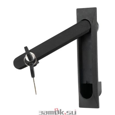  Щитовые замки Замок мебельный MS-8611-2-1KD (ригель прямой, английский ключ) (артикул 8611-2 KD C) цена в розницу 657 ру замок.su (изображение №1)