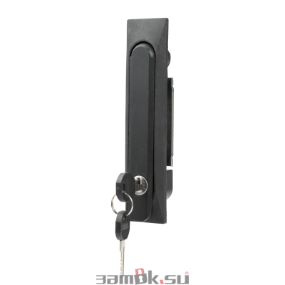  Щитовые замки Замок мебельный MS-8611-2-1KD (ригель прямой, английский ключ) (артикул 8611-2 KD C) цена в розницу 657 ру замок.su (изображение №4)