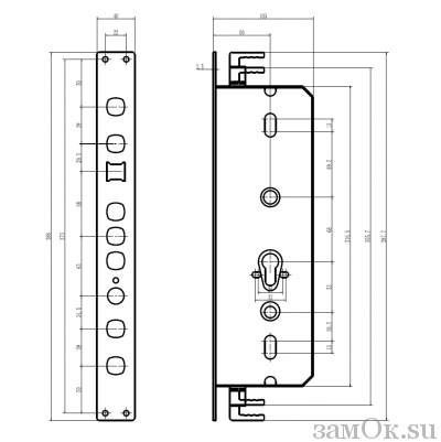  Электронные замки Замок дверной кодовый D1901 C (артикул D1901 C) цена в розницу 20475 ру замок.su (изображение №4)