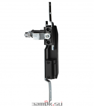  Щитовые замки Замок мебельный MS-1848-3KA/P (ригель изогнутый /+8 мм/, ключ бабочка) (артикул 0986 KA/P) цена в розницу 705 ру  замок.su (изображение №5)