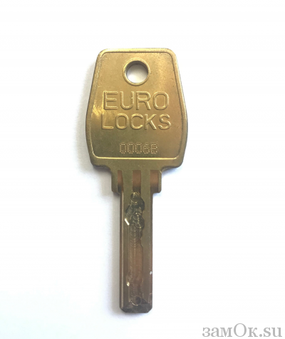  Замки Euro Locks Ключ администратора к замку C706, код 0001В (артикул B578/20747 В8661/7125) цена в розницу 742 ру замок.su (изображение №1)