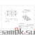  Петли мебельные для металлических шкафов  Петля листовая 082 EZ 351-V2 60х120 на шпильках M8, цв. черный (артикул CL226-7A BL) цена в розницу 336 ру  замок.su (изображение №5)