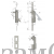  Щитовые замки Замок Ригельный ЗС-3 с изогнутым ригелем ключ бабочка (артикул ЗС-2) цена в розницу 2160 ру замок.su (изображение №2)