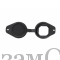  Фурнитура Крышка для замка 22х20 мм черная C (артикул 0222 C) цена в розницу 30 ру замок.su (изображение №1)
