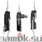  Щитовые замки Замок мебельный MS-1848-3KD/P (ригель изогнутый /+8 мм/, английский ключ) (артикул 0979 KD/P) цена в розницу 722 ру замок.su (изображение №1)